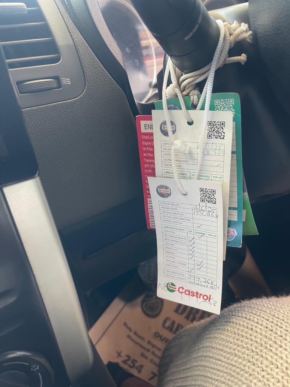 Early idea and manual service cards